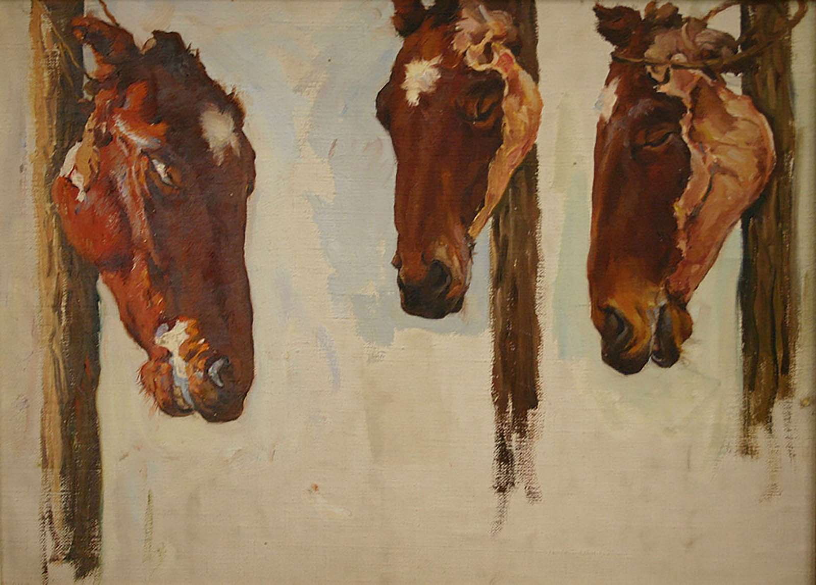 Untitled (Preparatory Studies for Three Horses